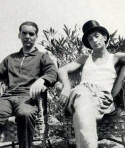Lorca y Dalí.