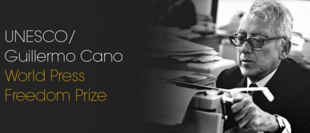 Premio UNESCO Guillermo Cano a la libertad de prensa 2022.