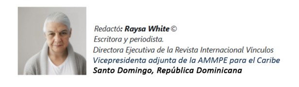 Raysa White, escritora y periodista.