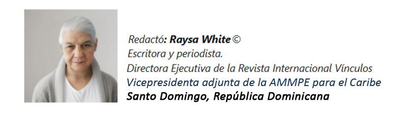 Raysa White, escritora y periodista.